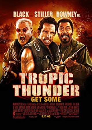 Tropic Thunder <span style=color:#777>(2008)</span> Unrated 1080p 10bit Bluray x265 HEVC [Org DD 5.1 Hindi + DD 5.1 English] ESub ~ TombDoc